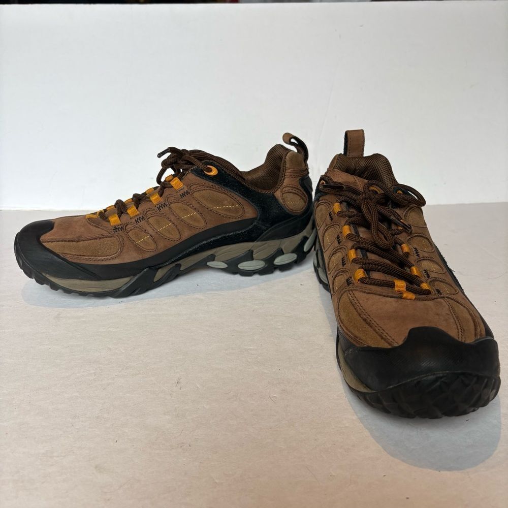 Merrell Men's Refuge Core Brown Hiking Shoes Ortholite Air Cushion Size 9